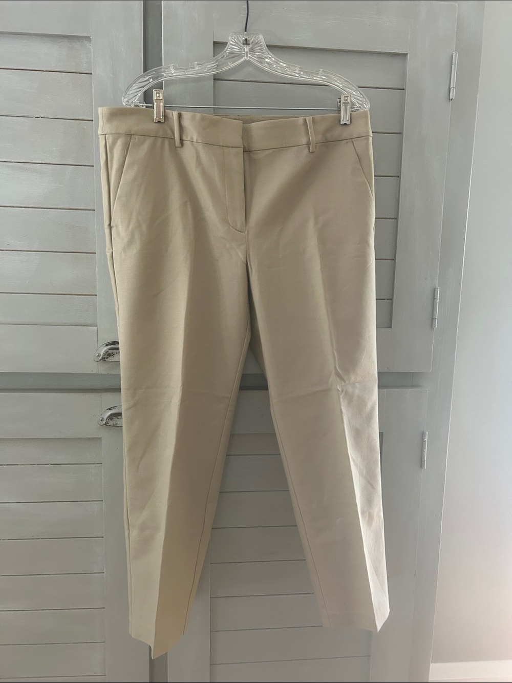LOFT Women's Straight Leg Pants - Beige